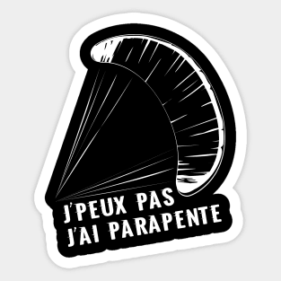 Parasailing Paragliding Gift idea for paragliders Sticker